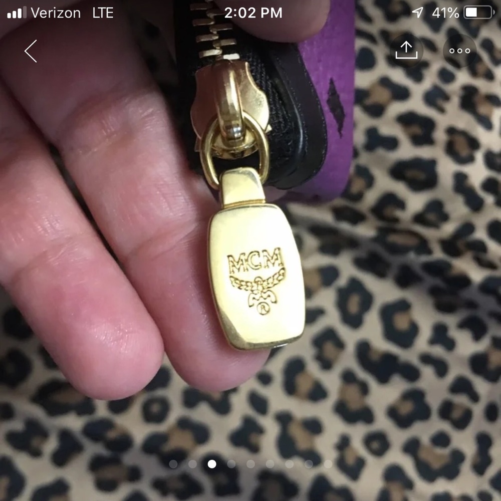 MCM clutch pouch in purple 💜 - Picture 4 of 7